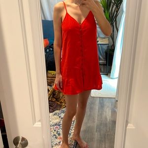 Red American Eagle mini dress